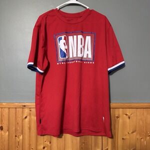 NBA National Basketball Association Branded Adult XLarge Red Jersey Style Shirt